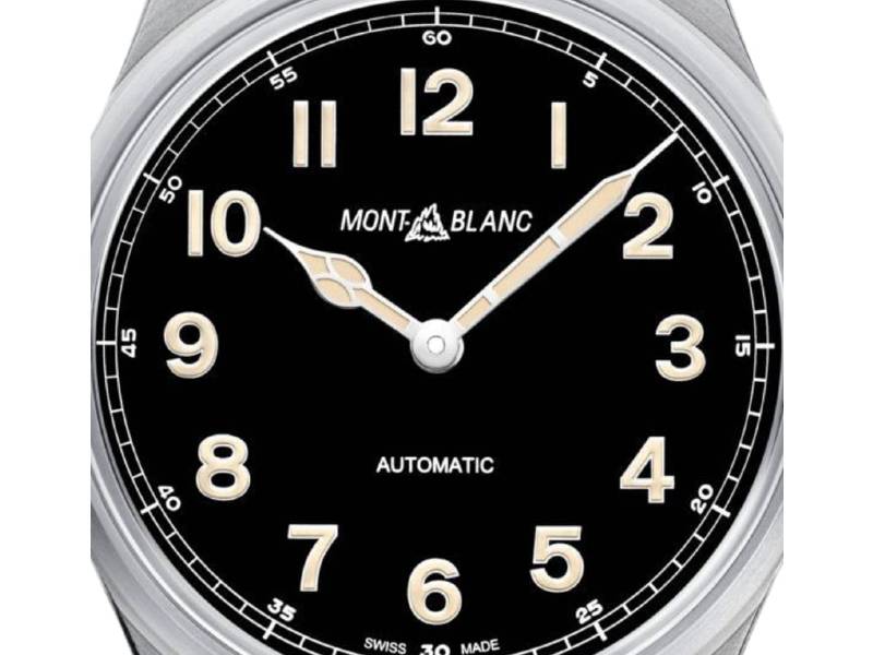 AUTOMATIC MEN'S WATCH STEEL/LEATHER MONTBLANC 1858 COLLECTION MONTBLANC 119907